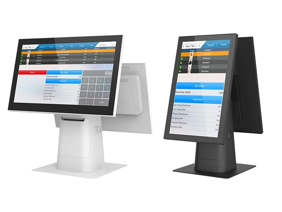 RiVar-1501 Dual Display AIO POS Terminal_